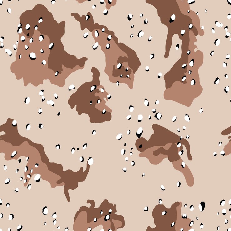 Guerra de la tormenta del desierto Patrón de camuflaje de camuflaje Antecedentes militares