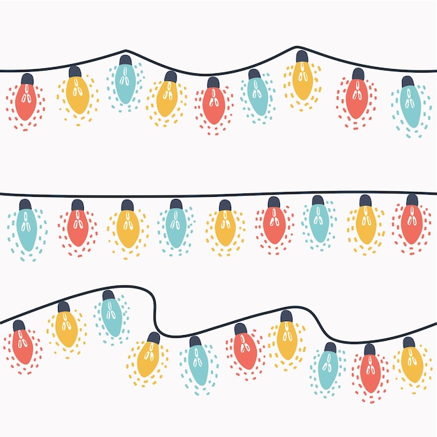Guirnalda de luces navideñas