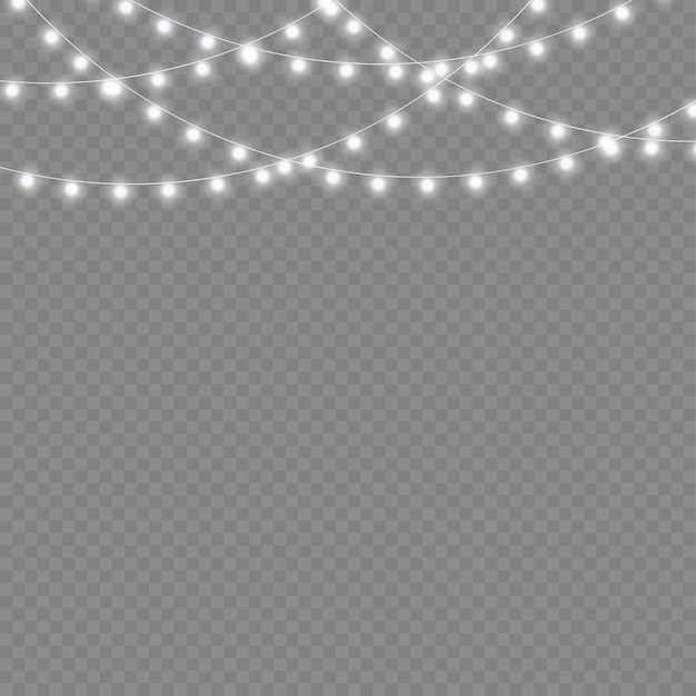 Guirnalda de luz blanca luces de neón led decoraciones navideñas