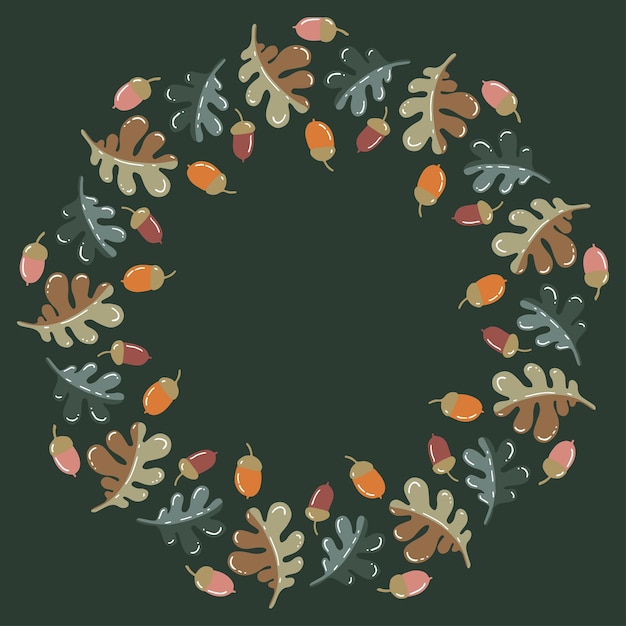 Guirnalda de navidad diseño vectorial.