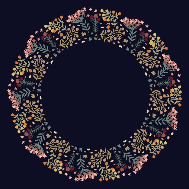 Guirnalda de navidad diseño vectorial.