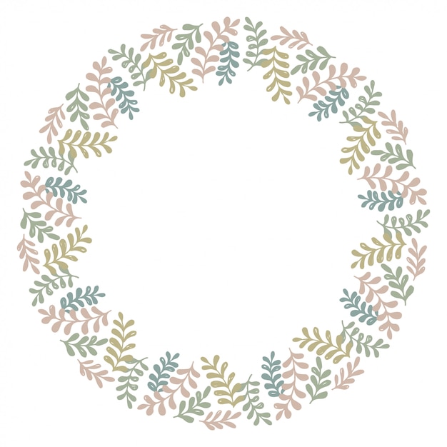 Guirnalda de navidad diseño vectorial.