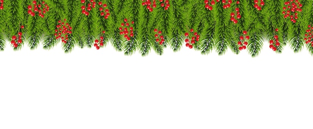 Guirnalda de Navidad con Holly Berry