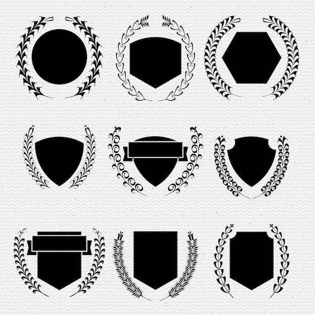 Guirnaldas y etiquetas para tu diseño.