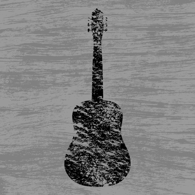 Guitarra de fondo grunge