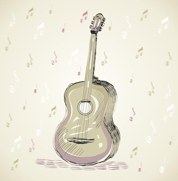 Vector guitarra