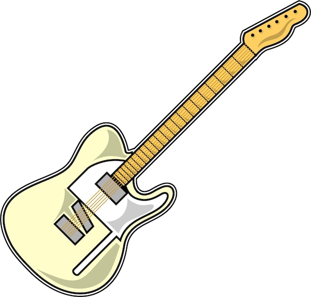 Vector la guitarra