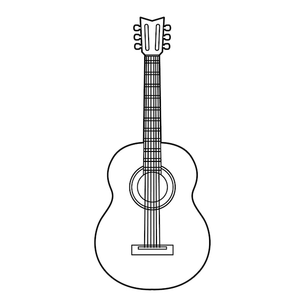 Vector guitarras acústicas