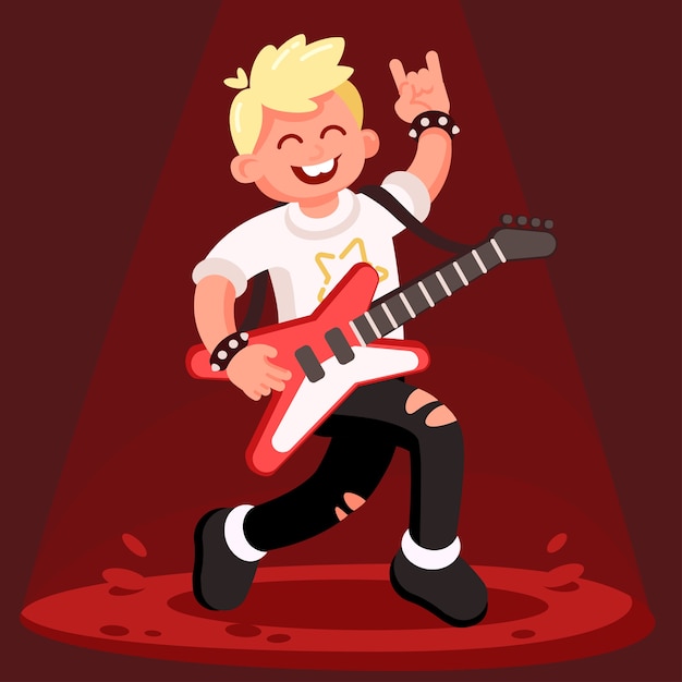 Guitarrista de rock