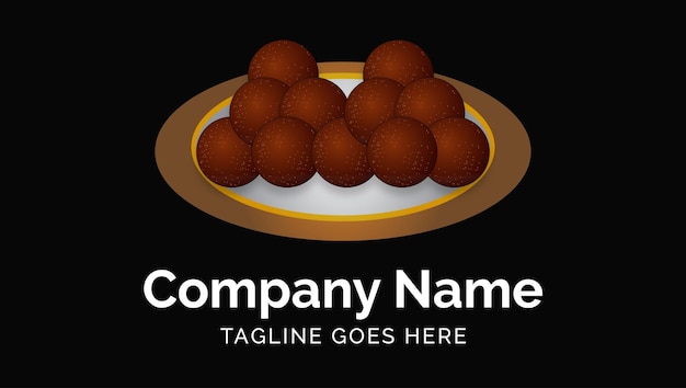 Gulab Jamun Asain Dulces Ilustración creativa o arte vectorial