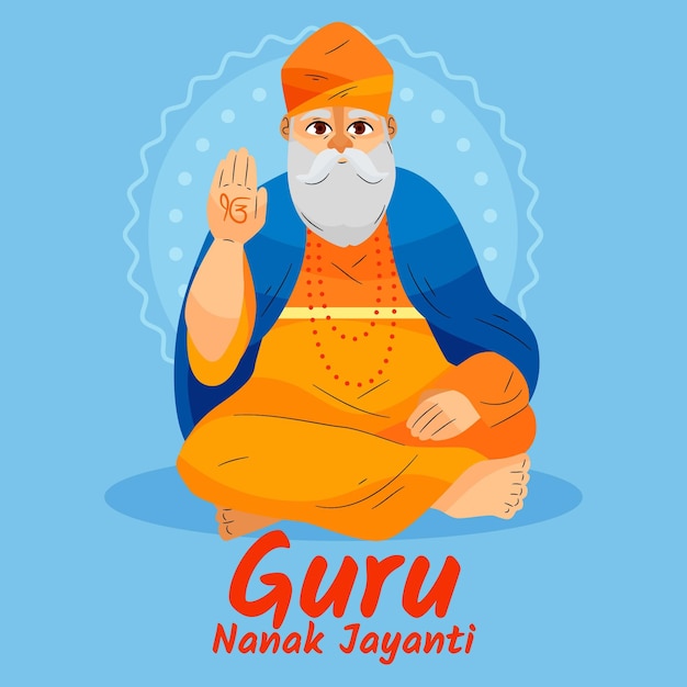 Gurú del diseño plano nanak jayanti