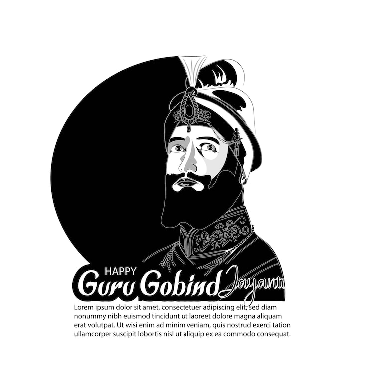 Vector guru govind singh jayanti 2 de enero