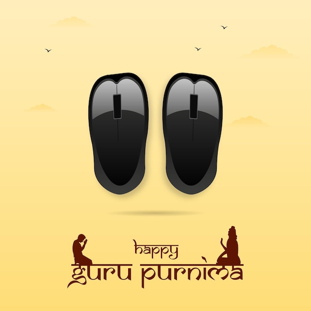 Guru Purnima Medios sociales plantilla creativa