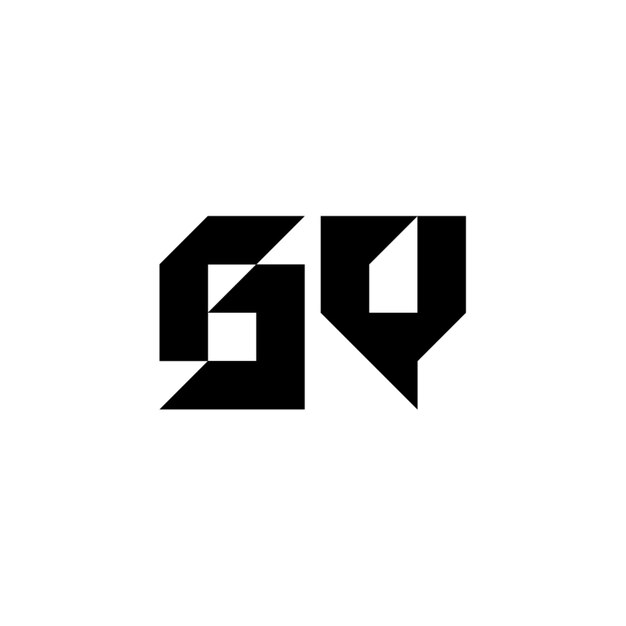 GV monograma logotipo diseño carta texto nombre símbolo monocromo logotipo alfabeto carácter simple logotipo