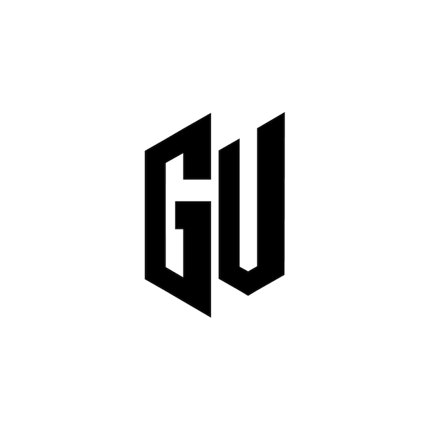 GV monograma logotipo diseño carta texto nombre símbolo monocromo logotipo alfabeto carácter simple logotipo