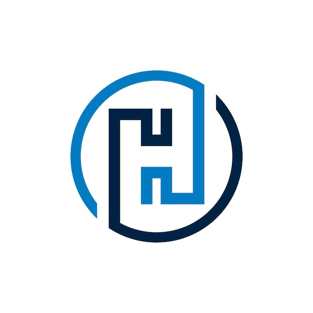 H carta vector Logo plantilla ilustración diseño ilustración diseño Vector EPS 10