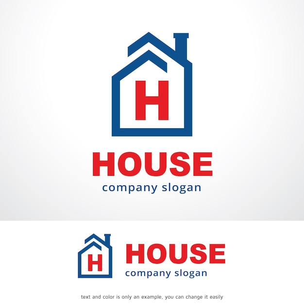 H Casa de letras Template de diseño de logotipo Vector de diseño de emblema Concepto de diseño Símbolo creativo Icono