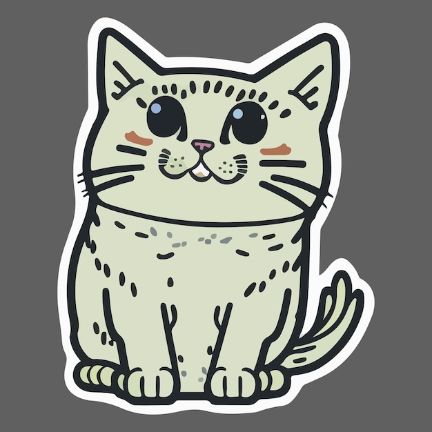 Se ha generado un vector de gatos felices.