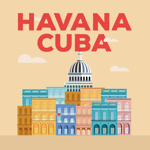 Vector la habana cuba