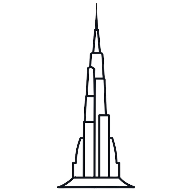 Habbi viene a Dubai Caligrafía aislada sobre un fondo blanco