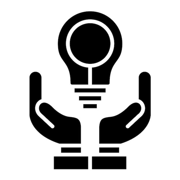 Habilidades Glyph Ilustración en negro sólido