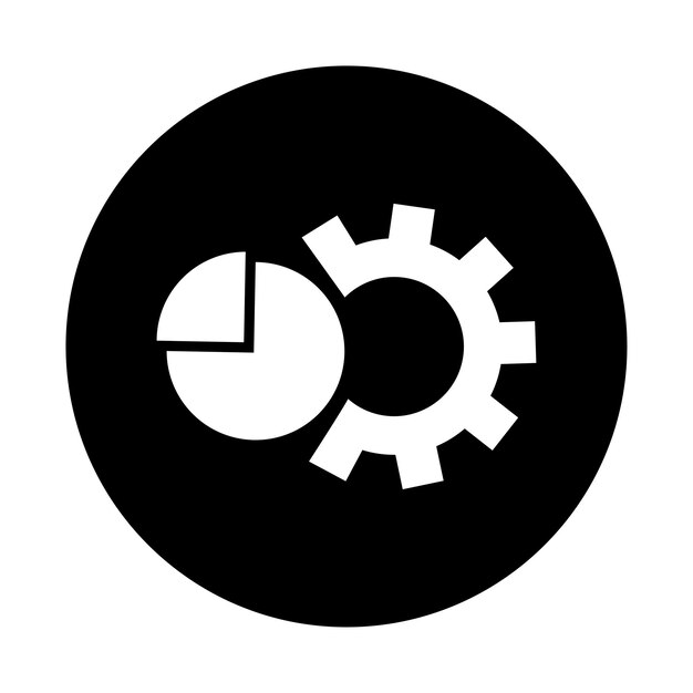 Habilidades de marketing icono gráficos vectoriales en negro
