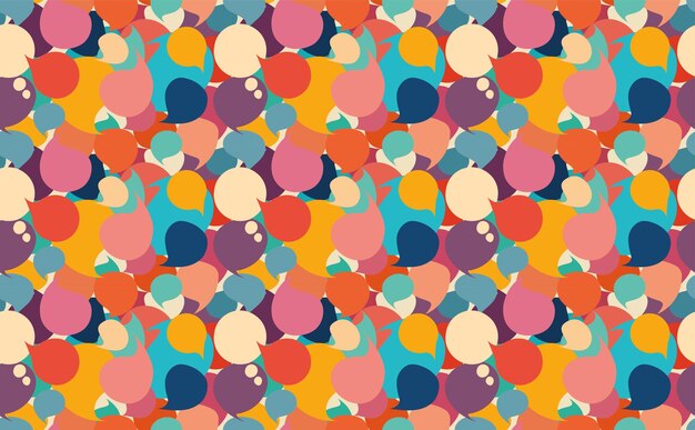 Habla de colores Burbuja de habla Comunicación y diálogo Red social Nube de colores Habla charla de discusión Hablar y comunicarse Símbolo Igualdad inclusión diversidad Cultura diversa