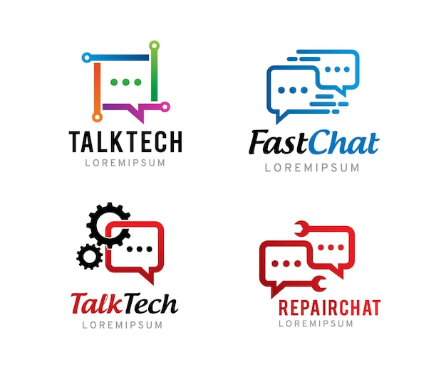 Hablar logotipo símbolo o plantilla de icono
