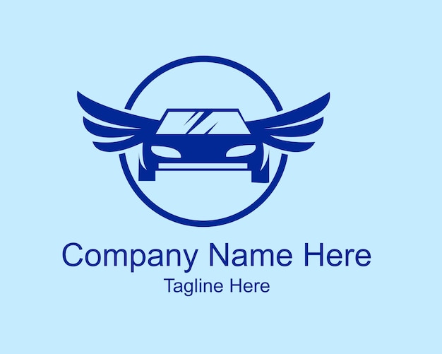 hacer coche y el logotipo de reparación de coches aquí