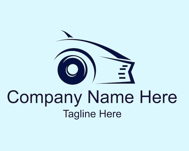 hacer coche y el logotipo de reparación de coches aquí