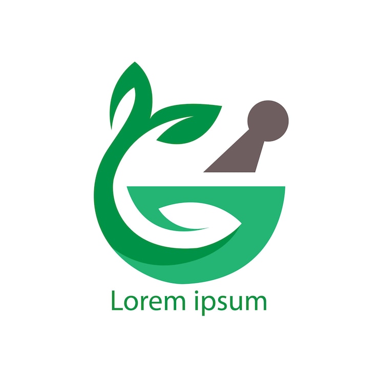 Vector hacer el diseño del logotipo de la farmacia