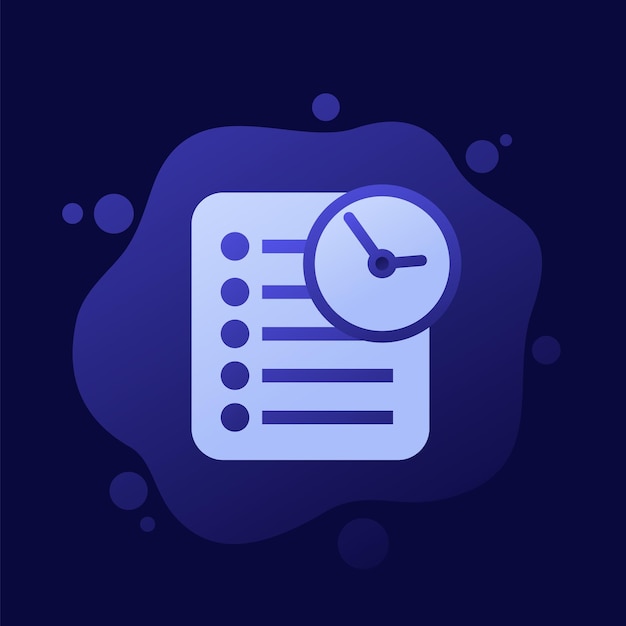 para hacer el diseño vectorial de íconos de lista