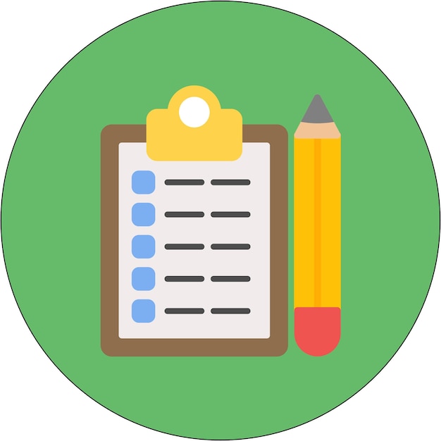 Para hacer el estilo de la ilustración vectorial de la lista