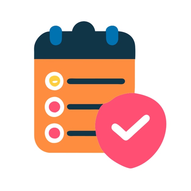 para hacer una lista de iconos de formas de colores