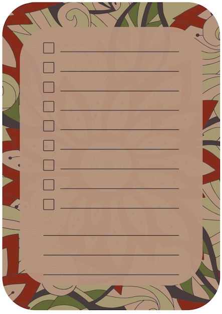 para hacer la lista
