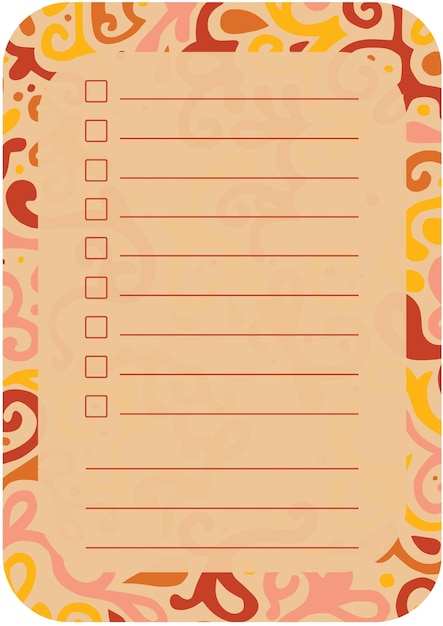 para hacer la lista