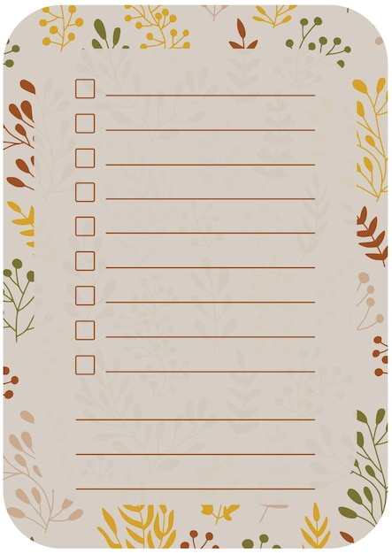 para hacer la lista
