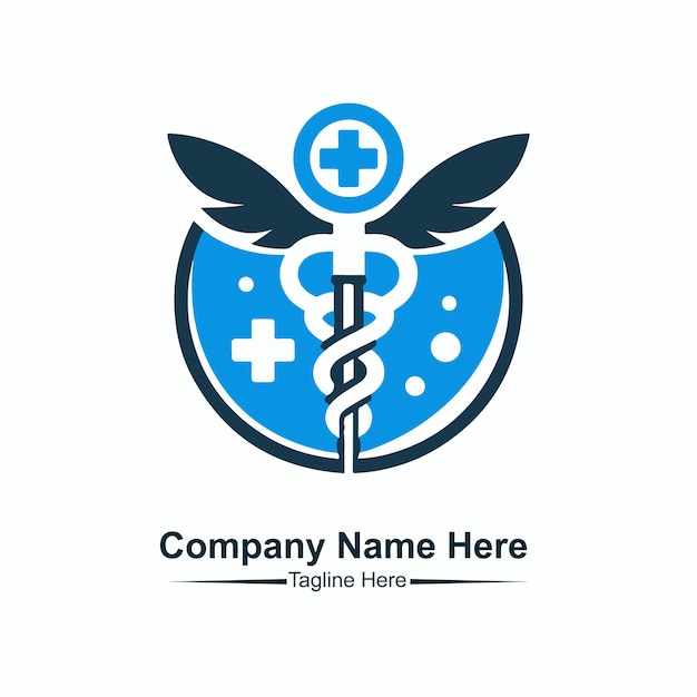 hacer el logotipo de atención médica de salud aquí
