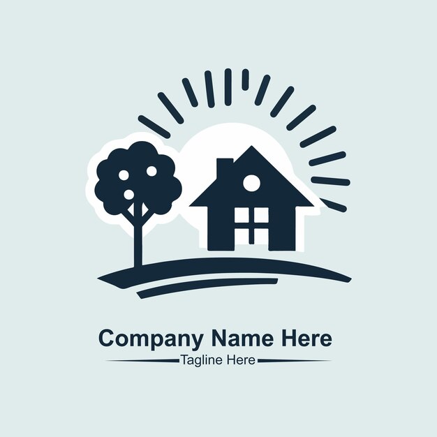 hacer el logotipo de bienes raíces aquí
