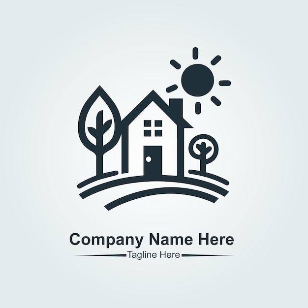hacer el logotipo de bienes raíces aquí