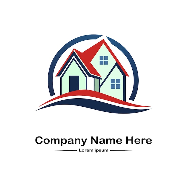 hacer el logotipo de bienes raíces aquí