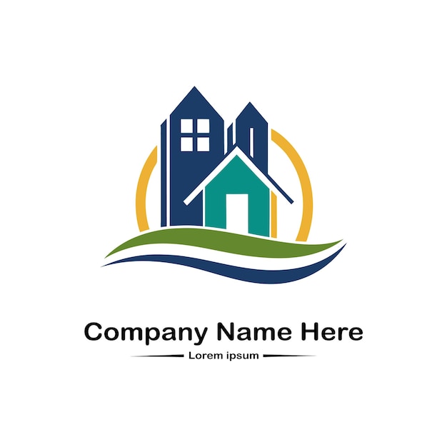 hacer el logotipo de bienes raíces aquí