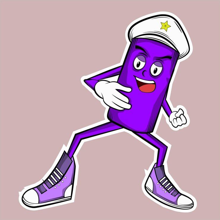hacer un tubo de dibujos animados con una ilustración de sombrero de lucha