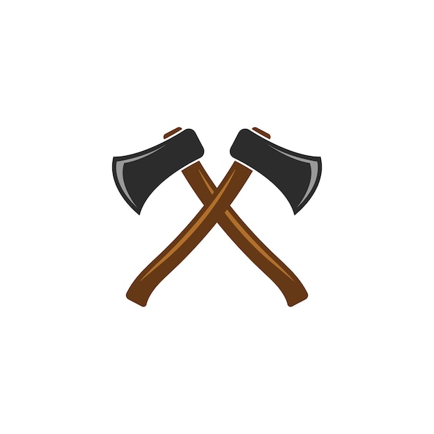 Hacha icono vector ilustración diseño plantilla web