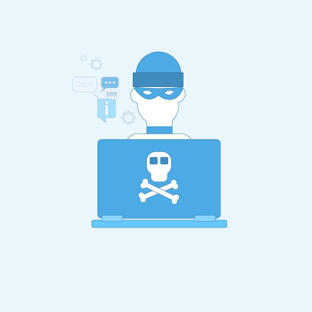 Hacker Actividad Virus informáticos Protección de datos Privacidad Internet Seguridad de la información Web Banner Ve