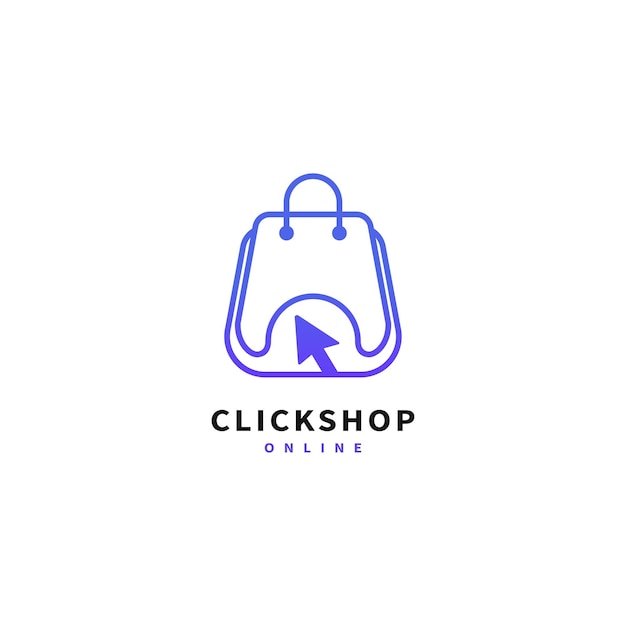 Haga clic en el diseño del logotipo del icono de la tienda para la tienda en línea 2