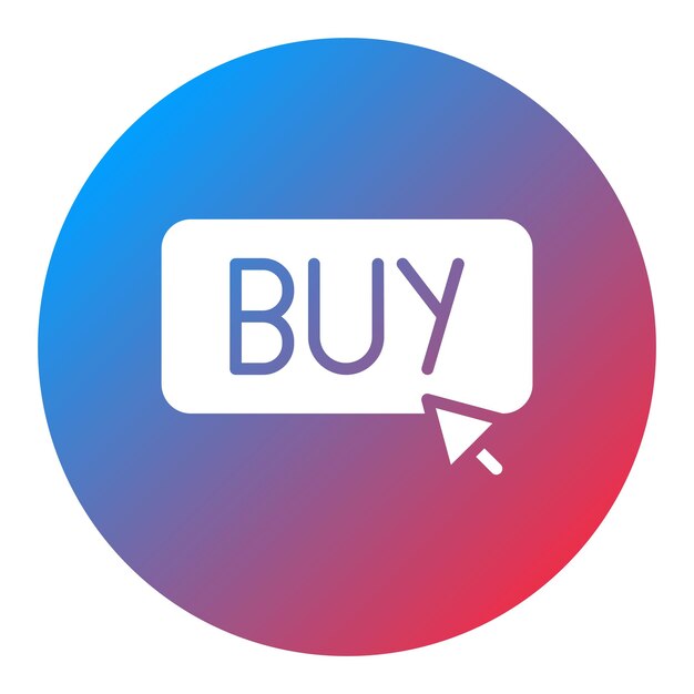Haga clic en la imagen vectorial del icono de compra Se puede utilizar para el comercio electrónico de juegos