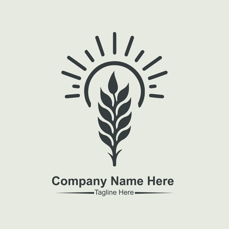 Vector haga el logotipo de la agricultura aquí