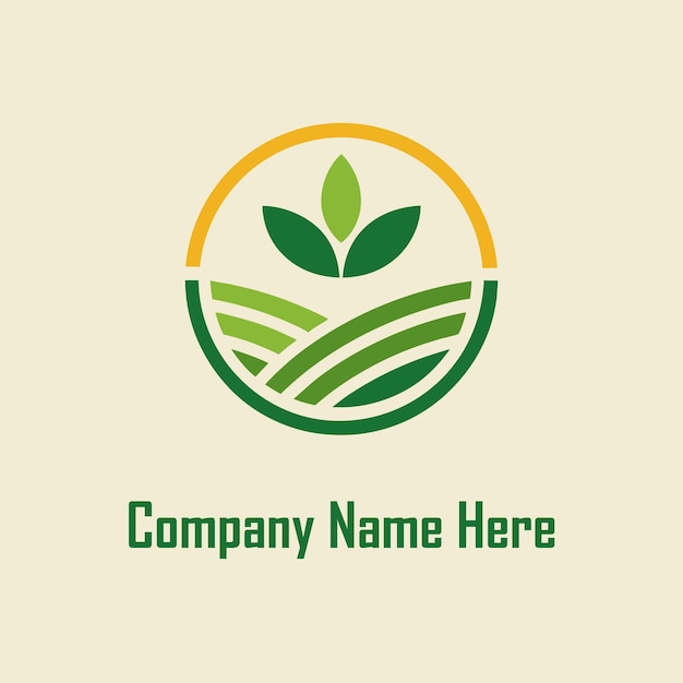 Haga el logotipo de la agricultura aquí