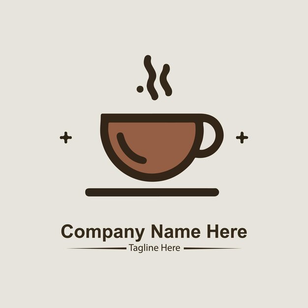 Haga el logotipo de la cafetería aquí